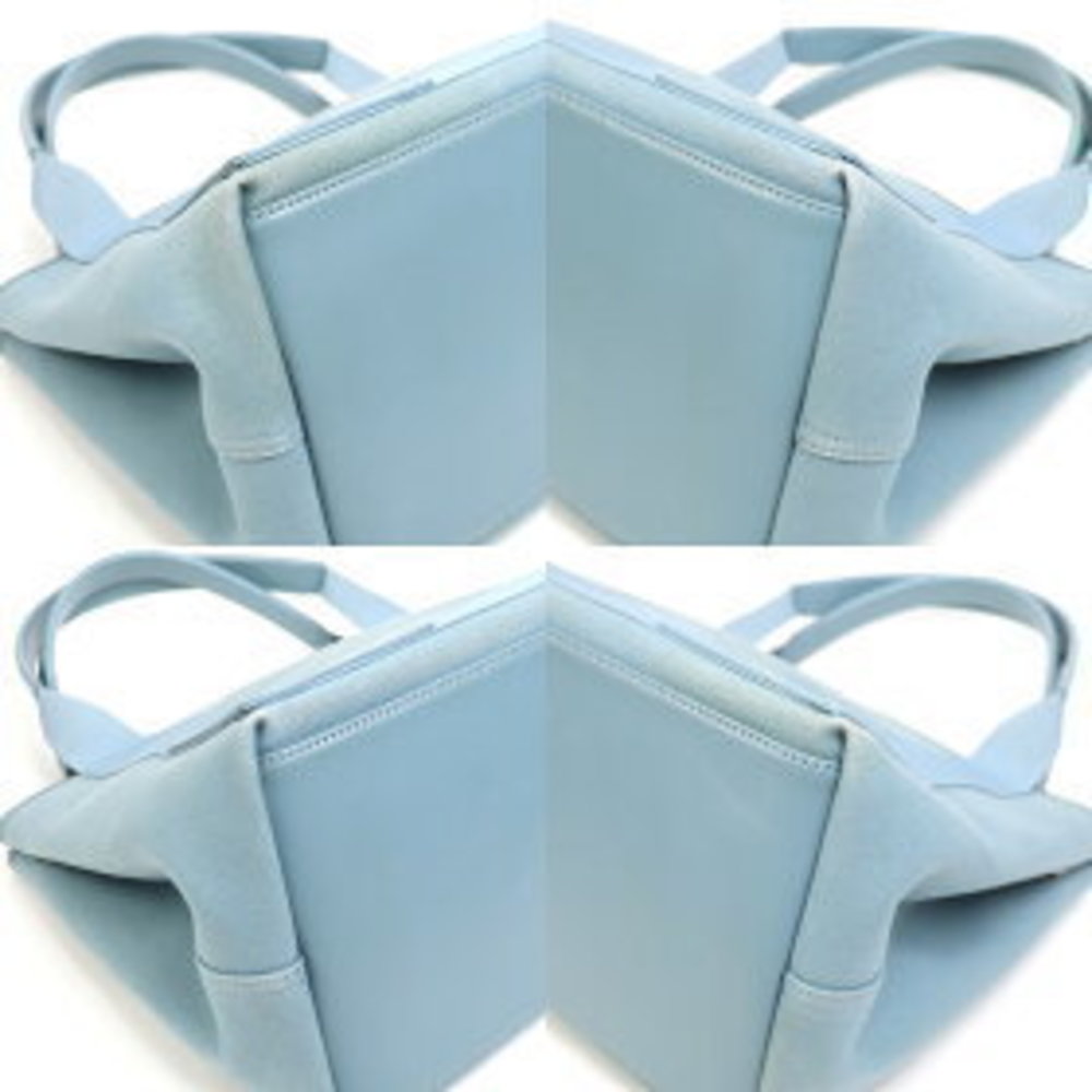 Balenciaga Navy Blue CABAS Canvas Tote Bag Handbag Y - Picture 6 of 13
